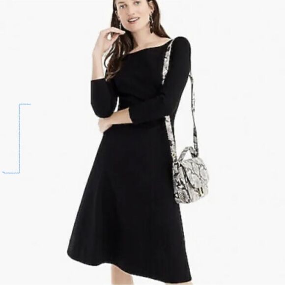 NWT - J. Crew Fit and Flare Sheath Dress Stretch Ponte - Picture 6 of 6